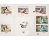 Six limited edition signed and