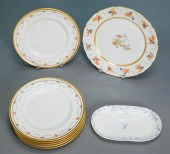SIX LIMOGES PLATES BY L. BERNA