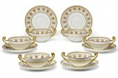 SIX LIMOGES PORCELAIN CREAM SO