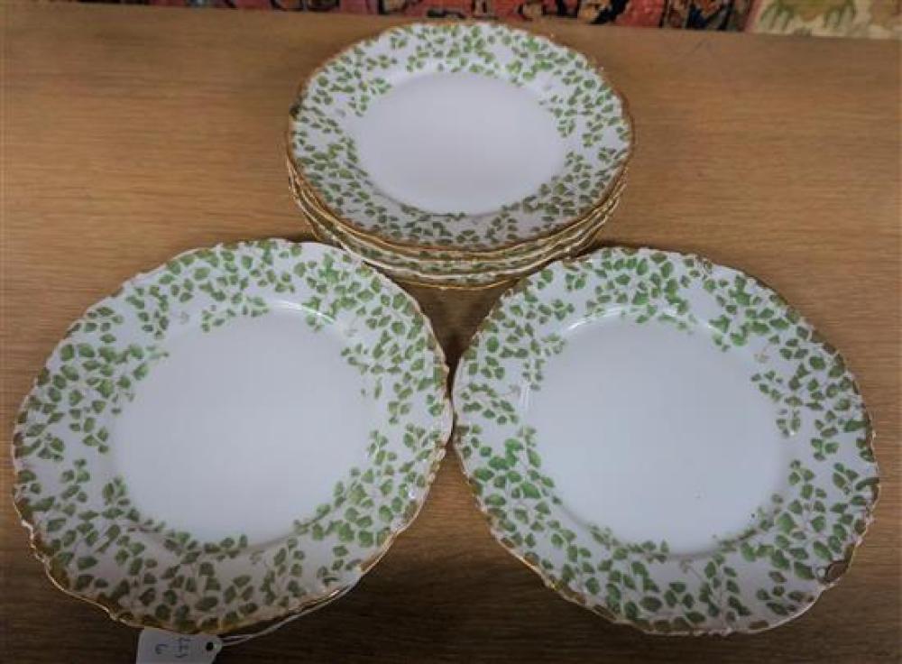 SIX LIMOGES PORCELAIN LUNCHEON