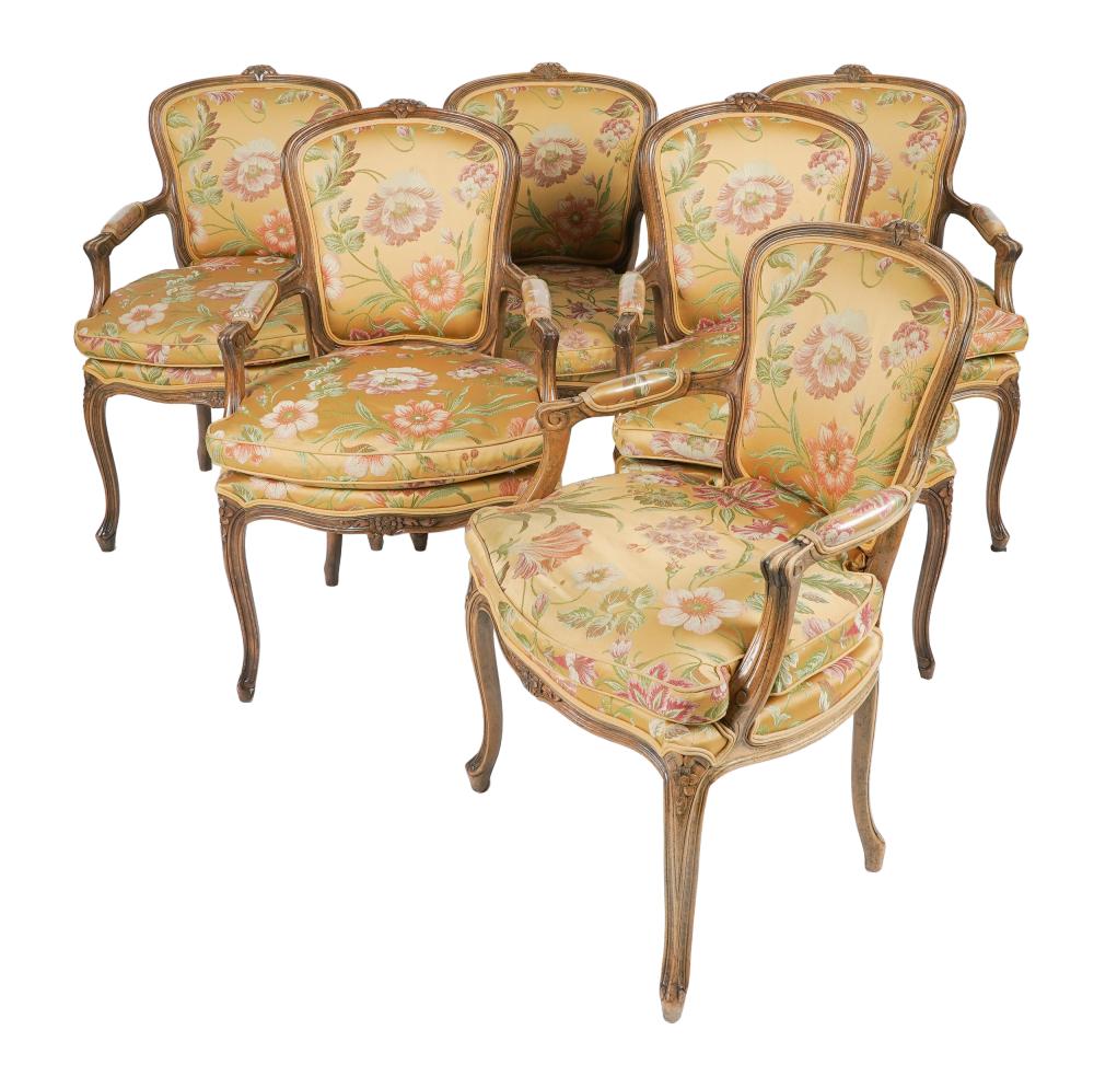 SIX LOUIS XV-STYLE