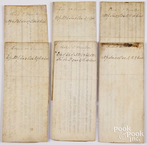 SIX MARTIN VAN BUREN SIGNED