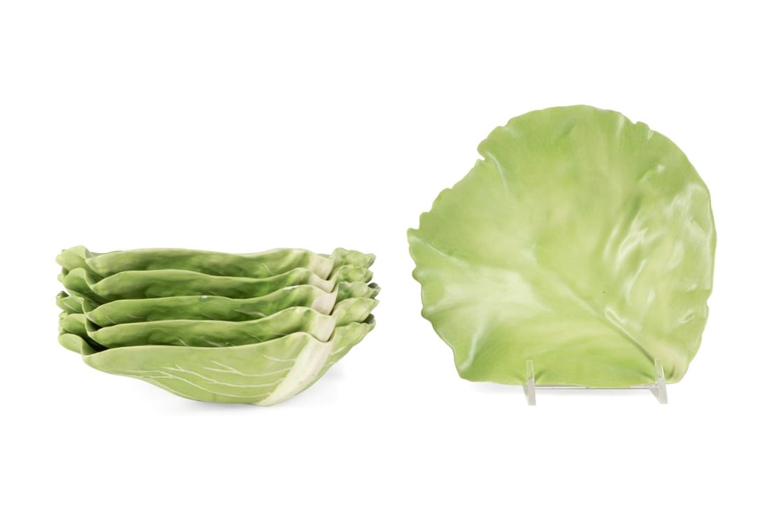 SIX MARY KIRK KELLY CABBAGE LEAF