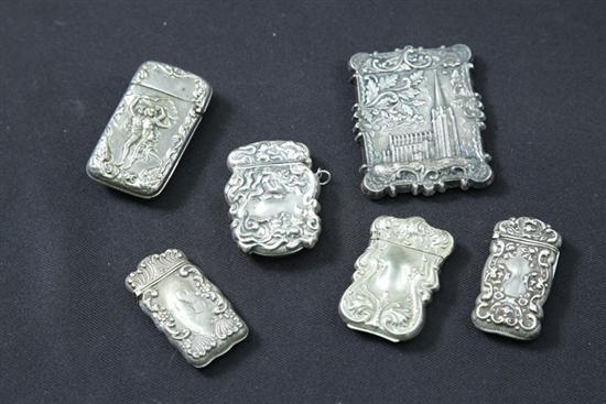 SIX MATCH SAFES. Including a