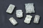 SIX MATCH SAFES. Including a p