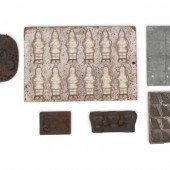 Six Metal Candy and Butter Mol