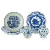 SIX MING PERIOD BLUE & WHITE P