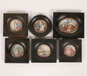 Six miniature paintings entitl