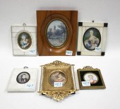 SIX MINIATURE PORTRAITSSIX MIN