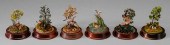 Six Miniature Wildlife Diorama