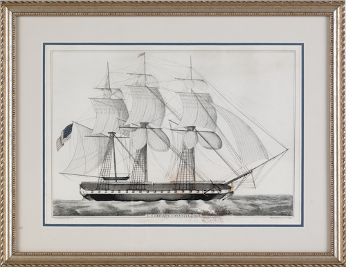 Six miscellaneous lithographs to