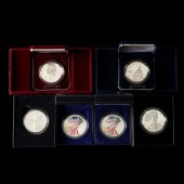 SIX MODERN U.S. MINT PACKAGED