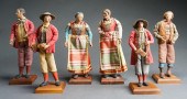 SIX NEAPOLITAN CRECHE FIGURES