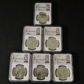 SIX - NGC MS70 2021 MORGAN & P
