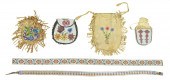 SIX NORTHERN PLAINS BEADED ART