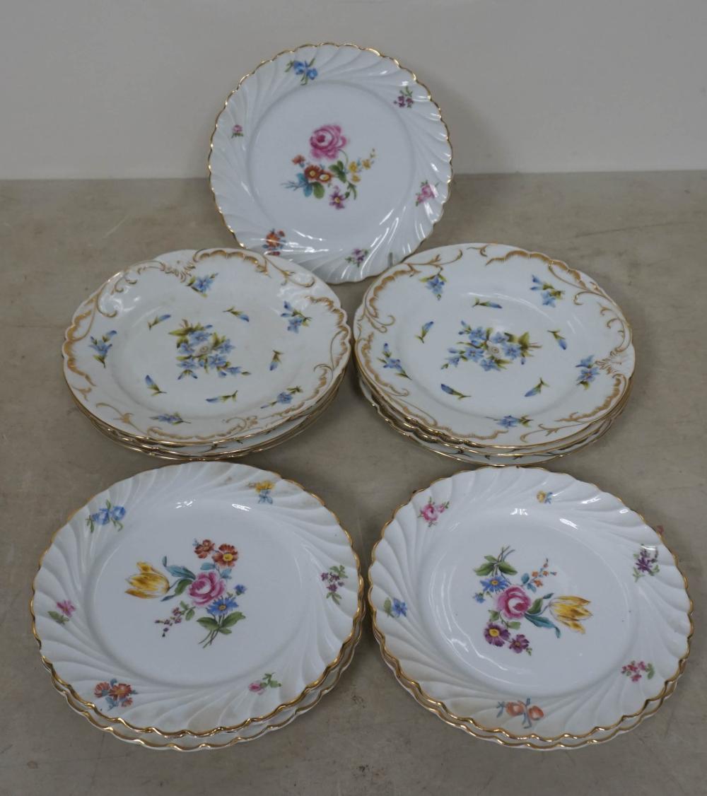 SIX NYMPHENBURG AND SIX ALTROHLA