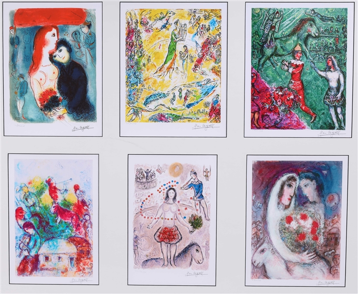 Six offset lithographs after Marc