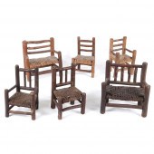 SIX OLD HICKORY MINIATURE SALE