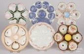 SIX OYSTER PLATESSix oyster pl