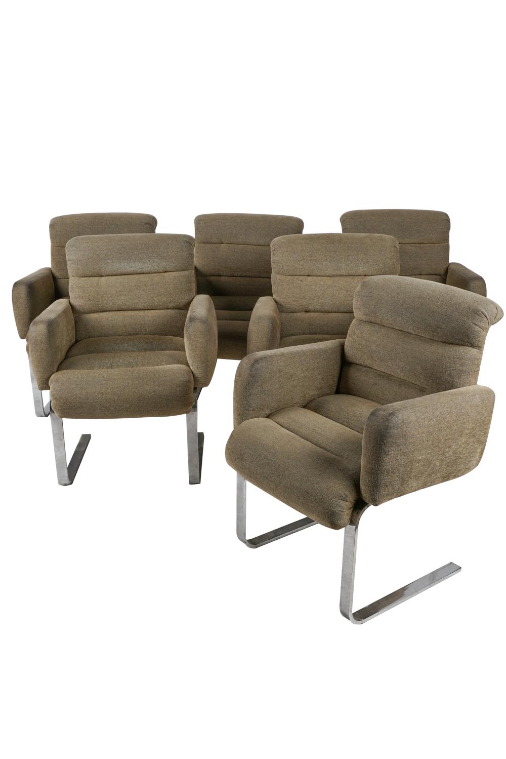 SIX PACE DINING CHAIRSbeige