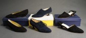 SIX PAIRS JOAN & DAVID SUEDE S