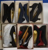 SIX PAIRS OF BRUNO MAGLI SHOES