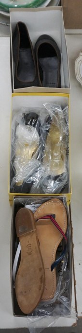 SIX PAIRS OF SHOES (J. CREW, M