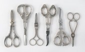 SIX PAIRS OF STERLING SILVER-H