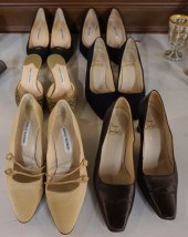 SIX PAIRS OF WOMENS SHOES, SIZ