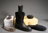 SIX PAIRS SHOES AND BOOTS (J.
