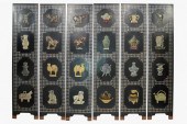 SIX-PANEL CHINESE SCREENwith h