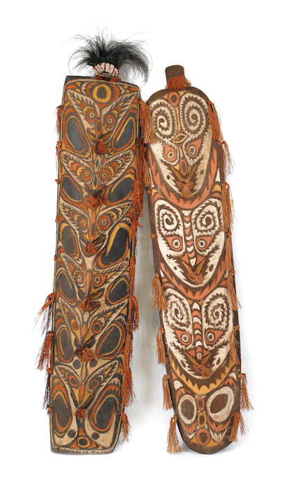 Six Papua New Guinea war shields