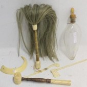 SIX PC LOT, 19TH C, RELATED TO