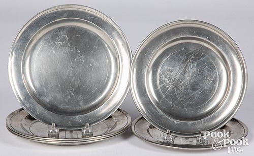 SIX PHILADELPHIA LOVE PEWTER