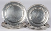 SIX PHILADELPHIA LOVE PEWTER P