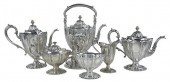 SIX PIECE AMERICAN STERLING TE