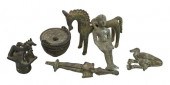 SIX PIECE ARCHAIC BRONZE GROUP