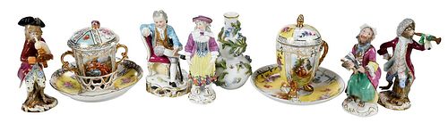 SIX PIECE ASSEMBLED GROUP OF