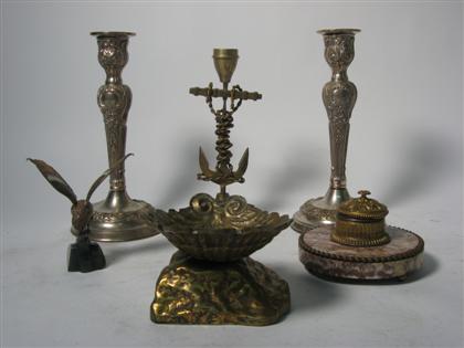 Six piece assorted brass and