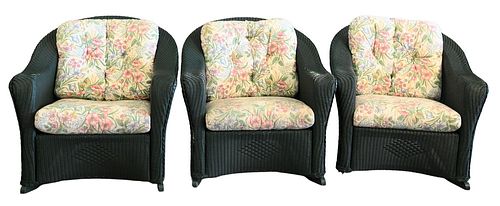 SIX PIECE CONTEMPORARY WICKER