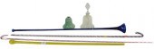 SIX PIECE ENGLISH GLASS GROUP,