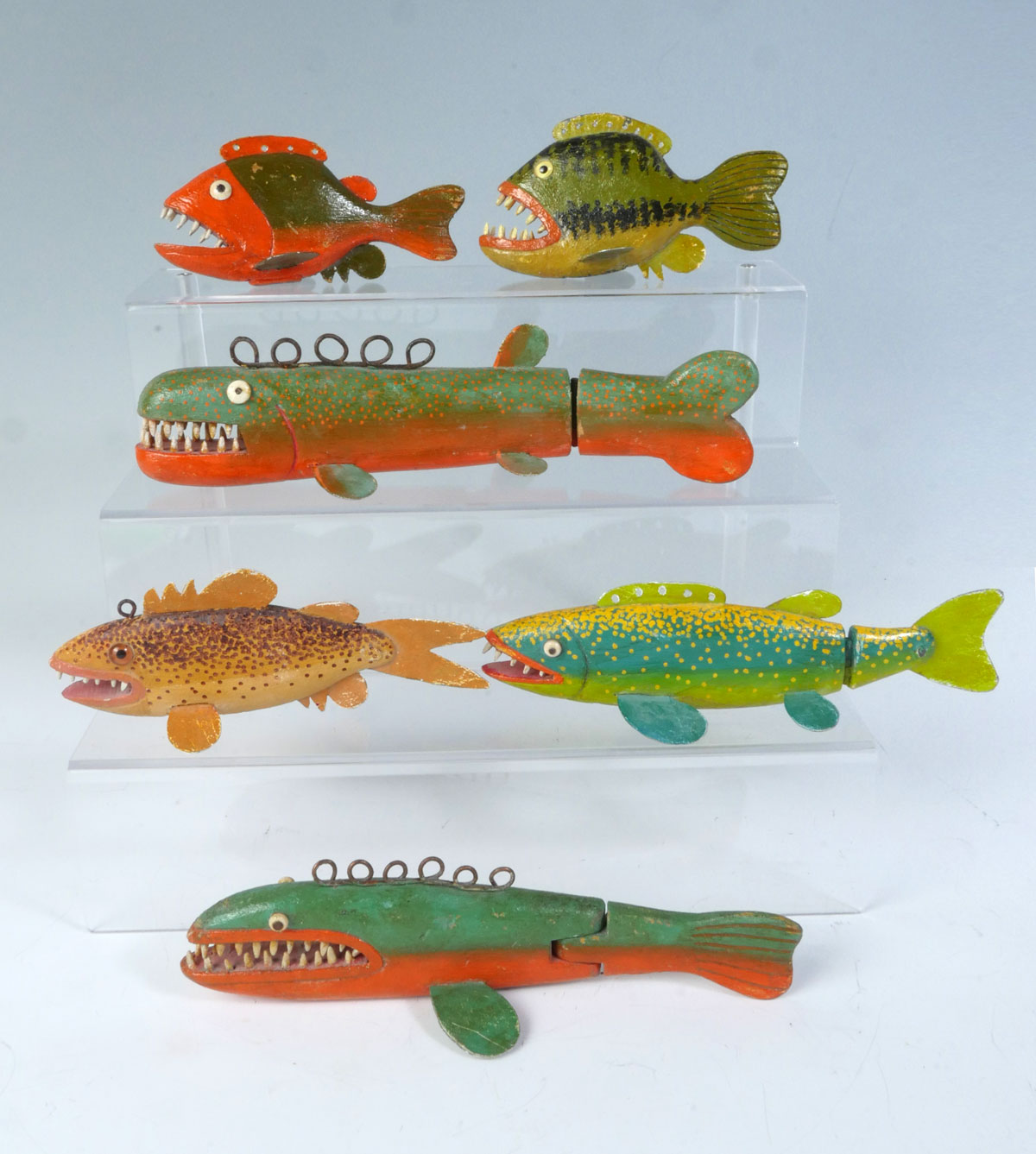 SIX PIECE GORDON SWENARTON CARVED