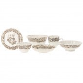 SIX PIECE GRISAILLE MYTHOLOGIC