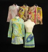 Six-Piece Group of Pucci Cloth