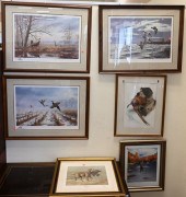 SIX PIECE GROUPING OF SIGNED A
