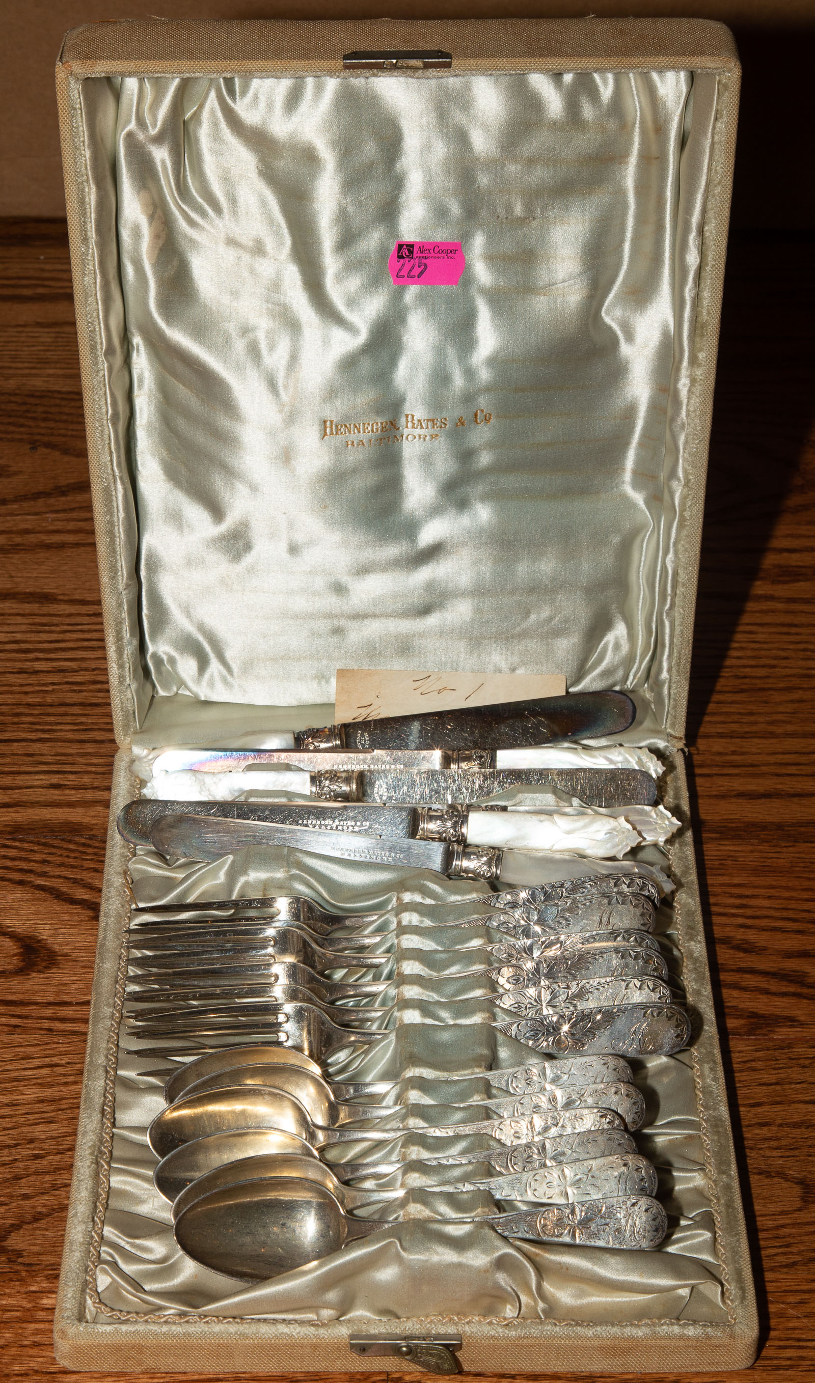 SIX PIECE HENNEGEN, BATES & CO.