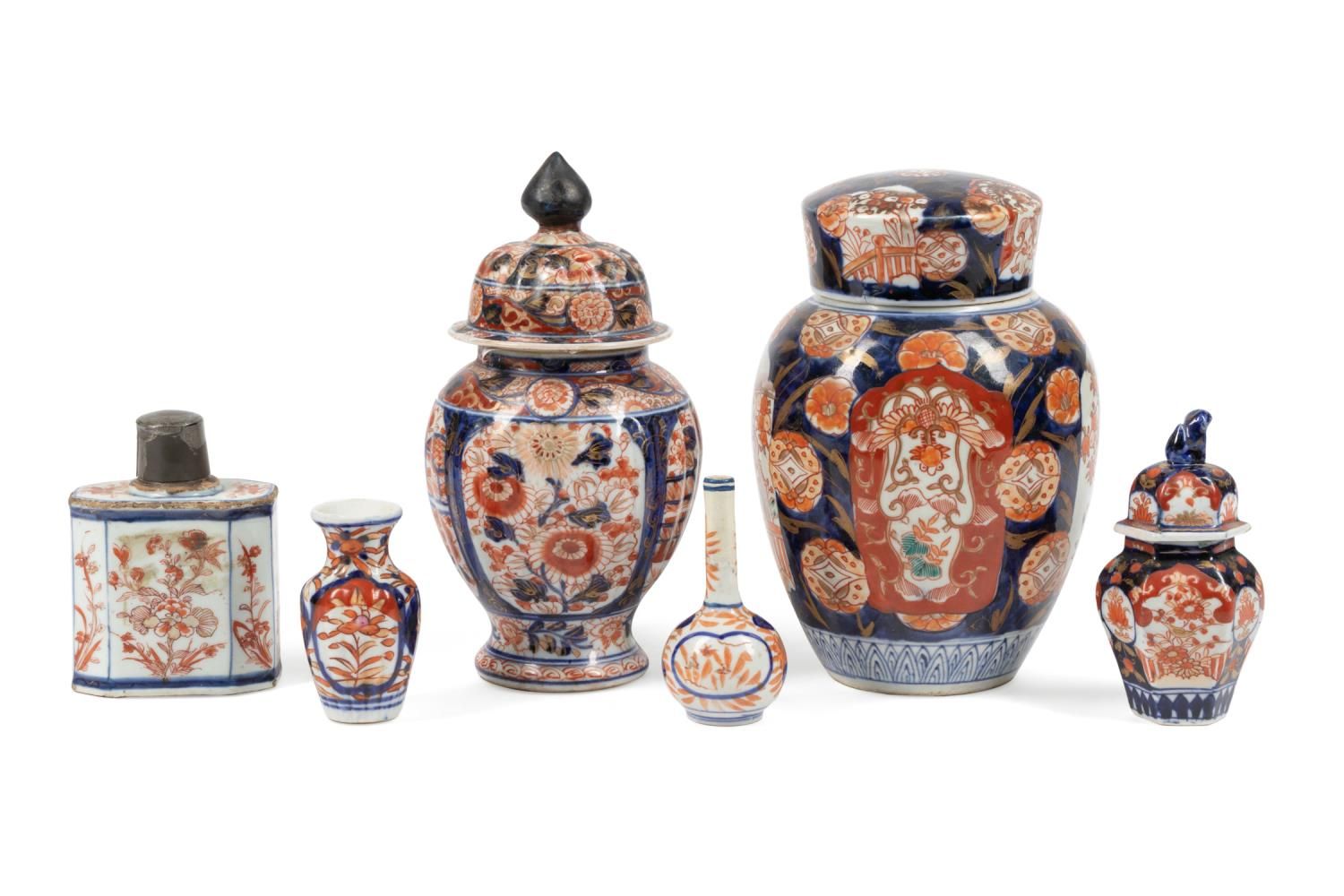 SIX PIECE JAPANESE IMARI