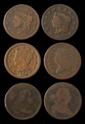 Six-Piece Large Cent Type Sett