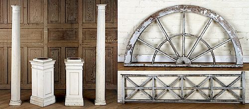 SIX PIECE LOT OF ARCHITECTURAL