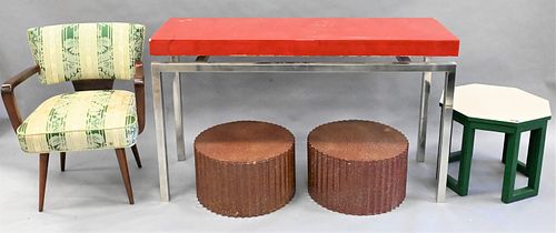 SIX PIECE MID CENTURY MODERN